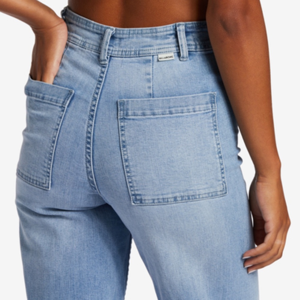 🔥🔥BILLABONG - INDIGO FREE FALL WIDE-LEG JEANS - Picture 7 of 15